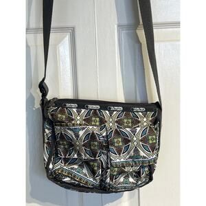 90s Le Sport Sac Crossbody Purse and Little Bag Combo